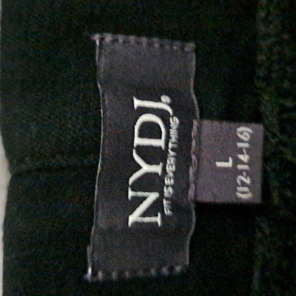 NYDJ Super Skinny Ankle Pull-On Jeans In SpanSpring Denim With Side Slits - Picture 8 of 9